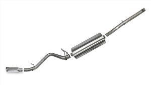 Chevrolet Silverado Performance Exhaust - Single Side Exit - CORSA Performance - Cat Back Sport Single Side - Polished - `14-`19 Chevrolet Silverado Performance Exhaust - Single Side Exit - CORSA Performance - Cat Back Sport Single Side - Polished - `14-`19